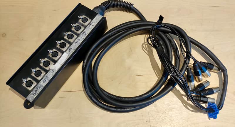 Pro Audio 8 Channel Stage Box Snake image 1