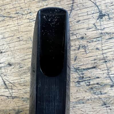 Vintage Runyon Black Plastic Size 4 Alto Sax Saxophone Mouthpiece with Ligature and Original Box image 7