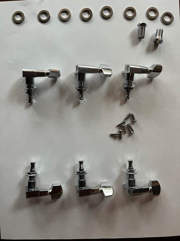 Schaller M6 3+3 tuners 2022 - chrome image 1