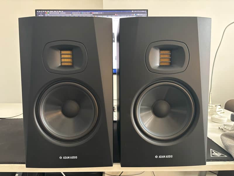 ADAM Audio T7V 7" Active Studio Monitor (PAIR) 2020s - Black image 1