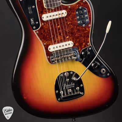 1966 Fender Jaguar - 3 Tone Sunburst #127384 image 6