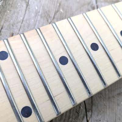 24 FRET DOT INLAYS MAPLE SHRED GUITAR NECK REPLACEMENT DIY image 3