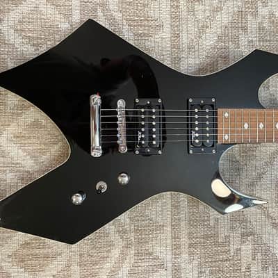 B.C. Rich Warlock Revenge Onyx Widow Headstock w/Original Hardshell Case image 2