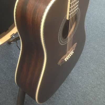 New Washburn Vintage Series WSJ124K Acoustic Guitar with Hard Shell Case image 3
