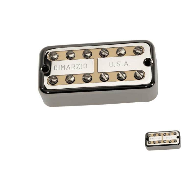 DiMarzio DP292FN NEW'TRONTM BRIDGE F-spaced, Nickel Cover with Cream Insert - New image 1