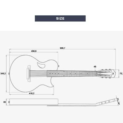 HEX Y500N S/NT Chambered Body Classical Nylon Guitar LR Baggs Element Bronze VTC image 13