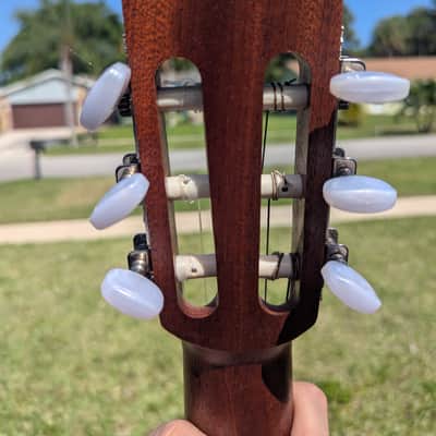Antonio Pinto Carvalho 1S-MX Side Hole Classical Guitar - Naturtal image 4