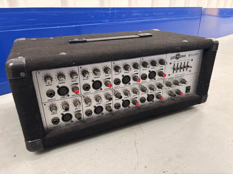 Gear4music MPA 1000 200w PA Amplifier image 1