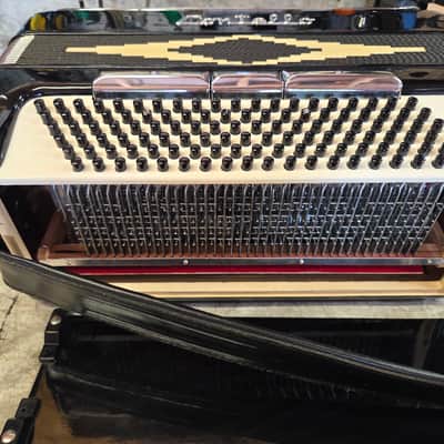 Contello Italian accordion 15.5"keyboard 3/5 reed lightweight Guerrini build image 11