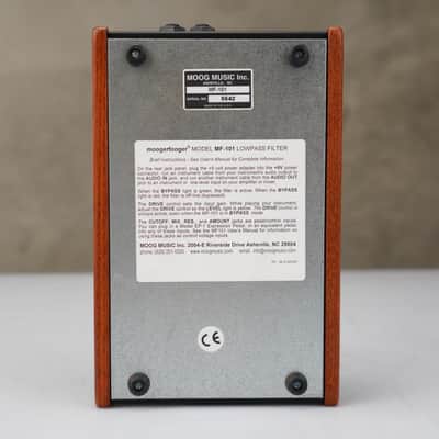 Moog Moogerfooger MF-101 Lowpass Filter Pedal #58764 image 10
