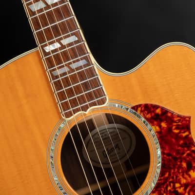 2017 Gibson Songwriter Deluxe Studio EC Rosewood - Antique Natural | USA All Solid Dreadnought Acoustic Guitar Pickup Cutaway | CoA OHSC image 23