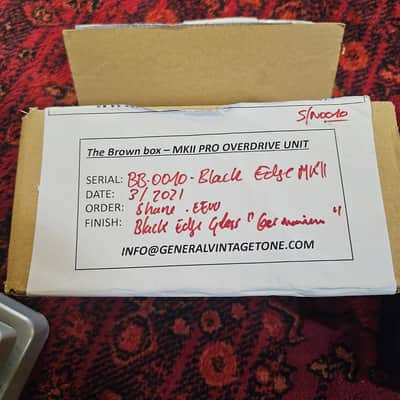 2021 General Vintage Tone The Brown Box MKII pro Overdrive Unit image 6