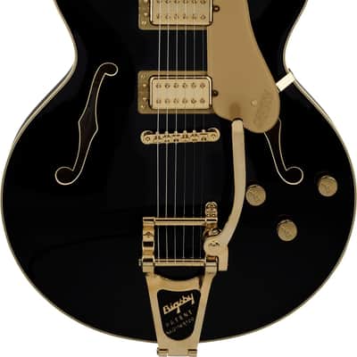 Gretsch Broadkaster LX Center Block w/Bigsby Electric Guitar - Black image 3
