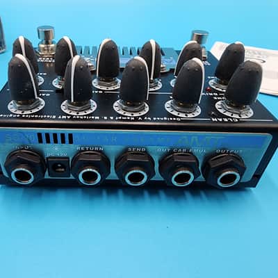 AMT SS-20 Tube Preamp Guitar Effect Pedal 3 Channel Overdrive Distortion Bass SS image 12