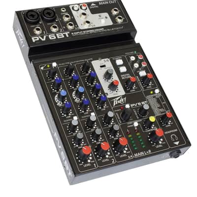 Peavey PV 6BT Compact 6-Channel Mixer with Bluetooth image 2