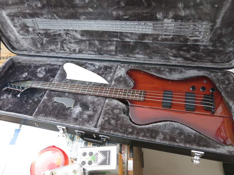 Epiphone Thunderbird IV VSB with original case image 1