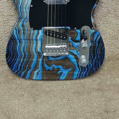 Fender Mexican Standard Swirl Telecaster Blue Swirl | Reverb