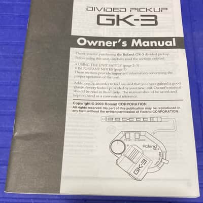 Roland GK-3 Divided Guitar Pickup 2004 - Present - Black image 8