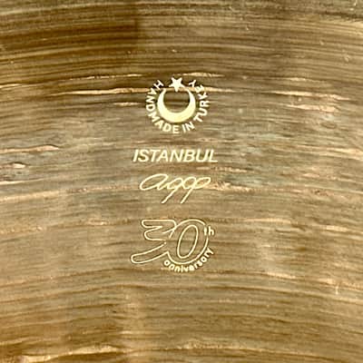 22" Istanbul Agop 30th Anniversary Ride Cymbal 2336g *Video Demo* image 6