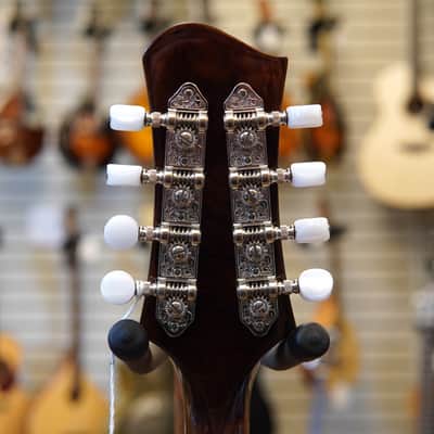 Eastman MD404-BK Oval Hole A-Style Mandolin Black w/Hard Case image 8