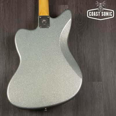 Mint Nash Guitars JM-63 Silver Sparkle w/SKB hardcase image 4