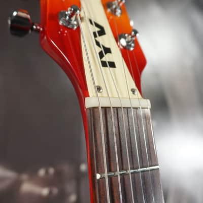 IYV IVRK-20 Semi-Hollow Electric Guitar Cherry Sunburst w/ Upgraded Bone Nut image 3