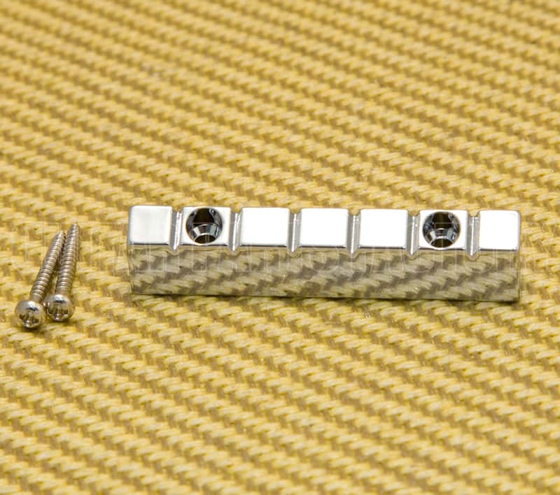 NUT-N-2C Lap Steel 6-String Guitar Raised Nut Chrome Build One! image 1