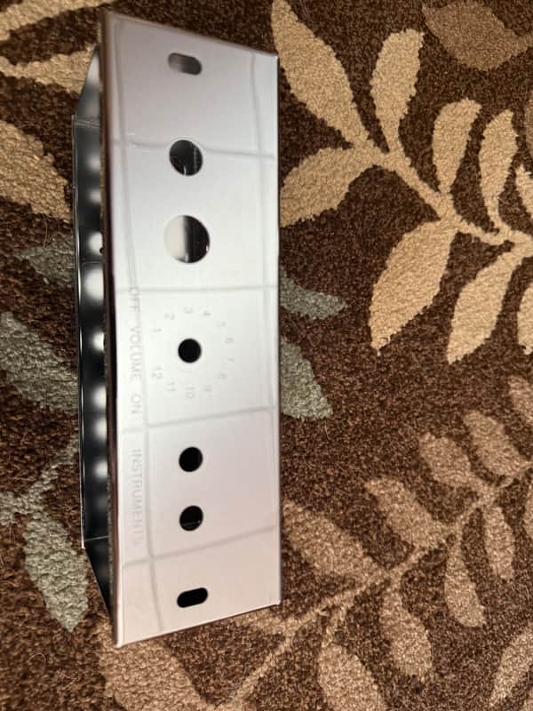 Fender Tweed 5f1 Champ Amp Chassis Chrome image 1