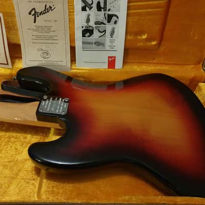 Fender USA Custom Shop Jaco Pastorius Signature fretless American Jazz Bass - Kevin Kaufman image 9