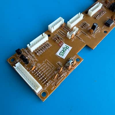 M-AUDIO OXYGEN 25 MKIII MIDI Controller Keyboard Part: ON/OFF USB Circuit Board image 2