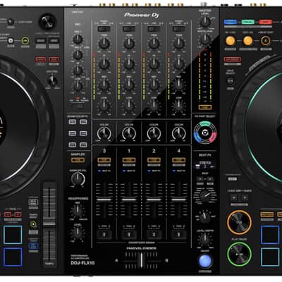 Pioneer DDJ-FLX10 4-Ch Rekordbox & Serato DJ PRO Controller + XS-DDJFLX10WLTBLLED image 2