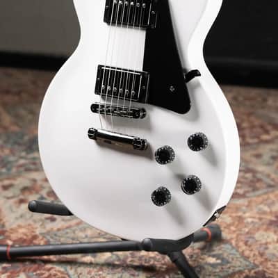 Gibson Les Paul Studio Modern Electric Guitar - Worn White with Gig Bag image 5