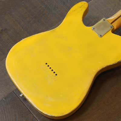 Kelton Swade 1952 Blackguard Tele Style Electric  Guitar Butterscotch Blonde Heavy Relic + Hard Case image 12