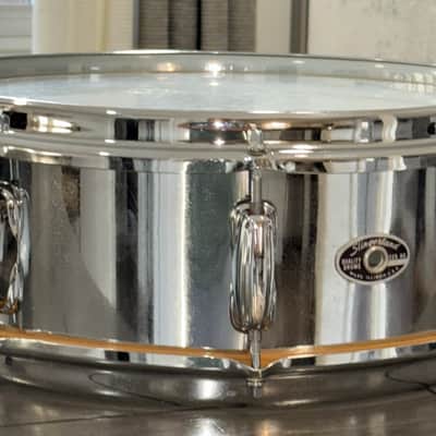 Slingerland Festival snare drum with case and accessories 70s - chrome image 2