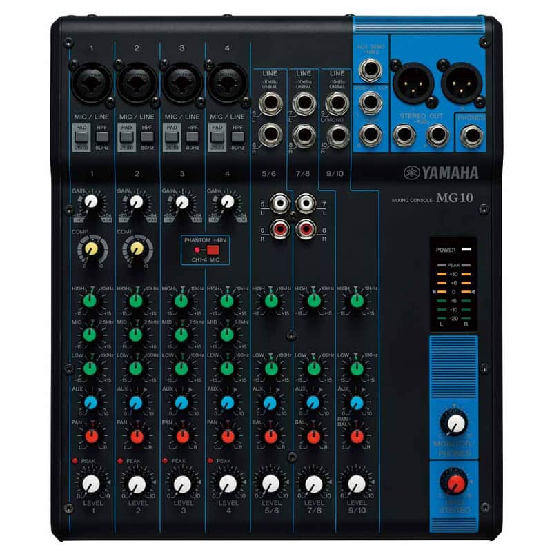 Yamaha MG10 10 Channel Mixer image 1