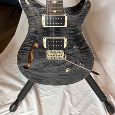 2019 PRS CE Semi-Hollow USA - Charcoal Flame Maple - Rosewood Board image 4