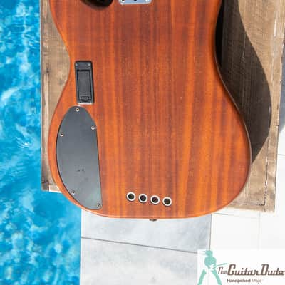 Rare 1991 Fender PBAC-100 FL - 7lbs 10 oz's! Fretless Electric Acoustic Bass - Nitro Vintage Lacquer - Made in Japan (Fuji-Gen) image 3