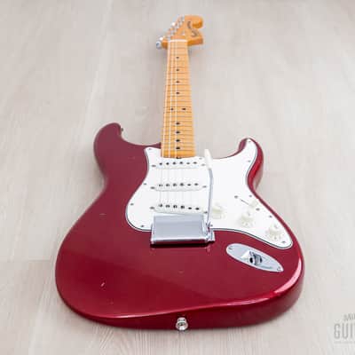 2020 Fender Custom Shop Limited Edition 1969 Stratocaster Journeyman Relic Aged Firemist Red w/ Case, COA, Tags image 11