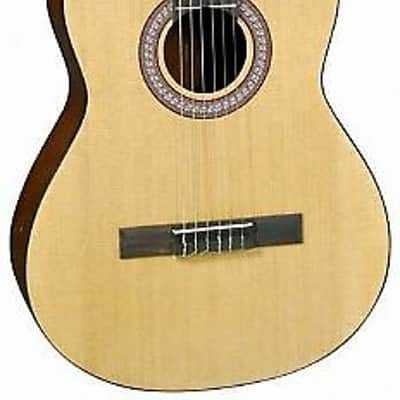 J Reynolds JRC10 Concert Style Spruce Top Mahogany Neck 6-String Classical Acoustic Guitar image 2