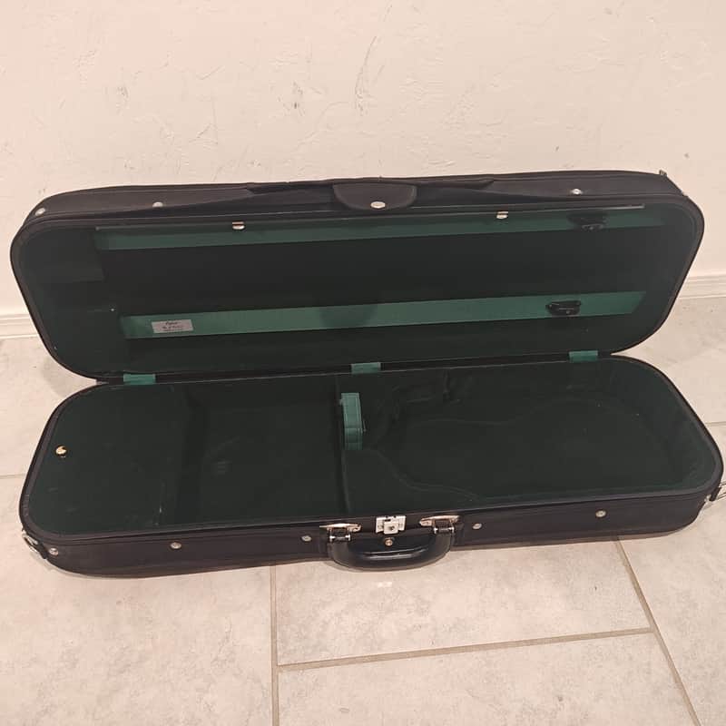 4/4 Violin Case J Copland Oxford Green Interior image 1