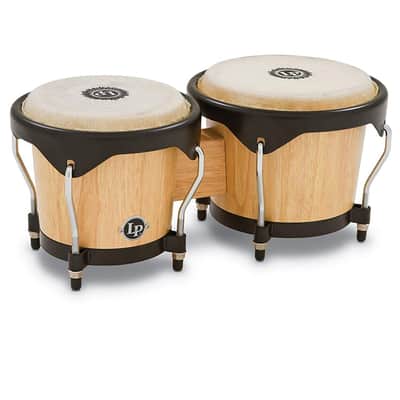 Latin Percussion LP601NY-AW LP City Wood Bongos - Natural image 5