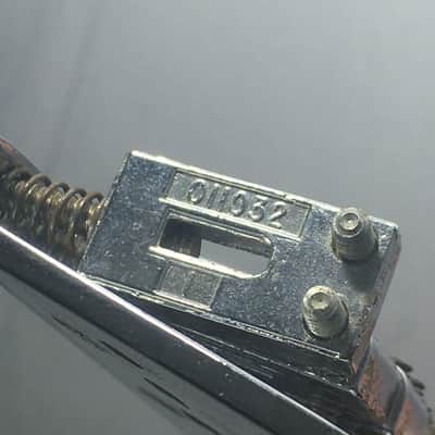 Vintage Fender 70s Tele Deluxe Bridge Thinline Hardtail Original 011032 Saddles 52.8mm String Spacing image 7