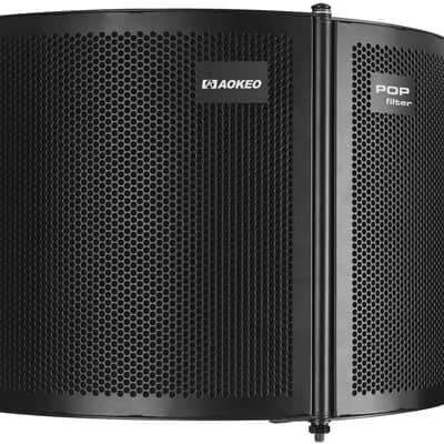 Professional Studio Recording Microphone Isolation Shield - Pop Shield (2 Folds) image 2