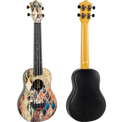 Flight TUC-40 GRANADA Concert Travel Ukulele New - Arabic patterns of the Alhambra Palace image 2