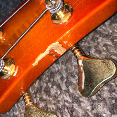 Vintage 1988 Pedulla  mvp electric bass guitar made in the usa ohsc image 3