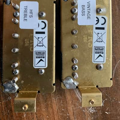 Paul Reed Smith PRS humbuckers pair set Vintage bass and HFS treble image 4