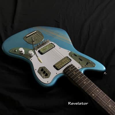 Revelator Guitars Jagster Full Scale Pelham Blue w/ Competition stripes *Special Labor Day Pricing* image 3