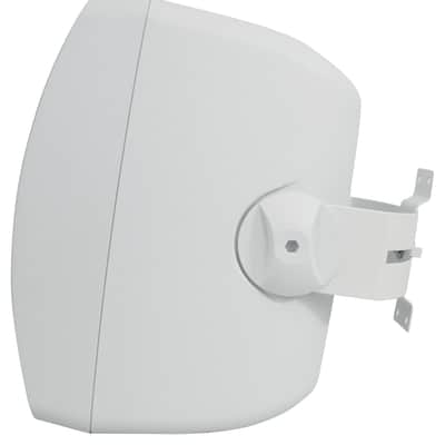 (4) Rockville WET-44 PRO Dual 4" 4-Way Swivel 70V Commercial Speakers in White+Amp image 8