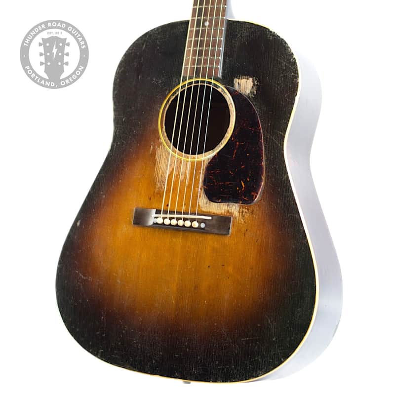 1946 Gibson J-45 Sunburst w/Reissue Lifton Hard Case #NSN image 1