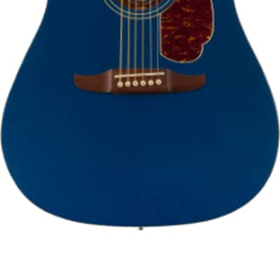 Fender California Redondo Player Dreadnought Acoustic Electric, Lake Placid Blue image 1